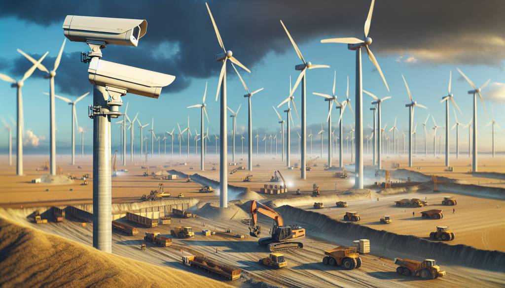 télésurveillance de chantier éolien : stratégies et technologies essentielles