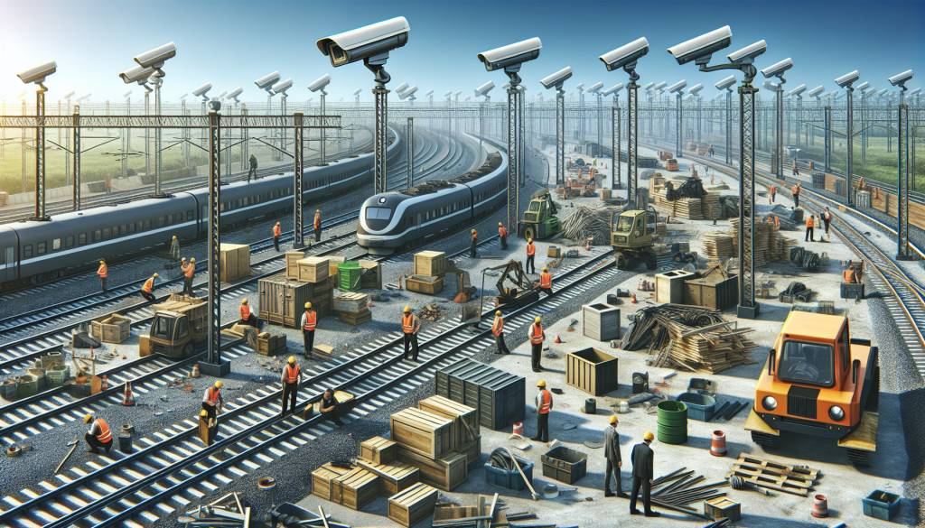 télésurveillance de chantier ferroviaire : enjeux et solutions modernes